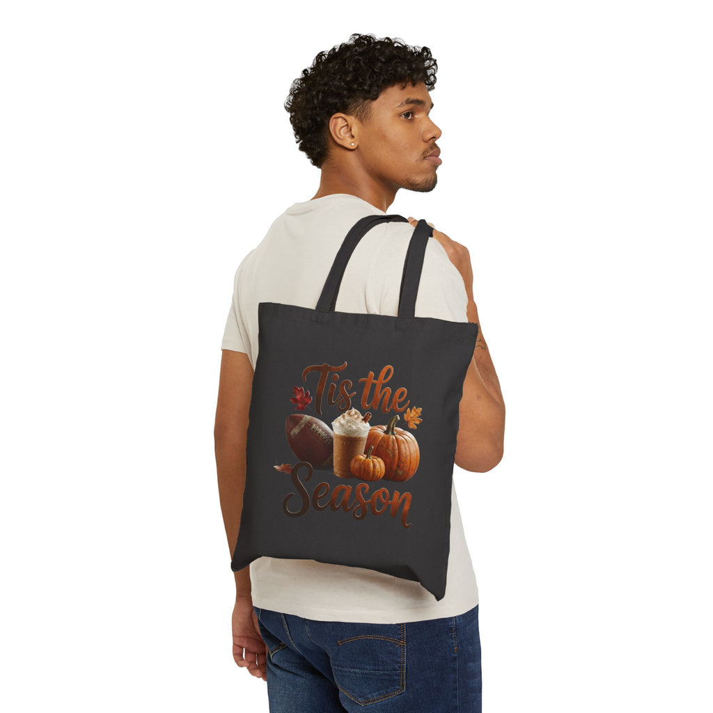 Tote - 'Tis The Season' Pumpkin Spice Fall Canvas Tote
