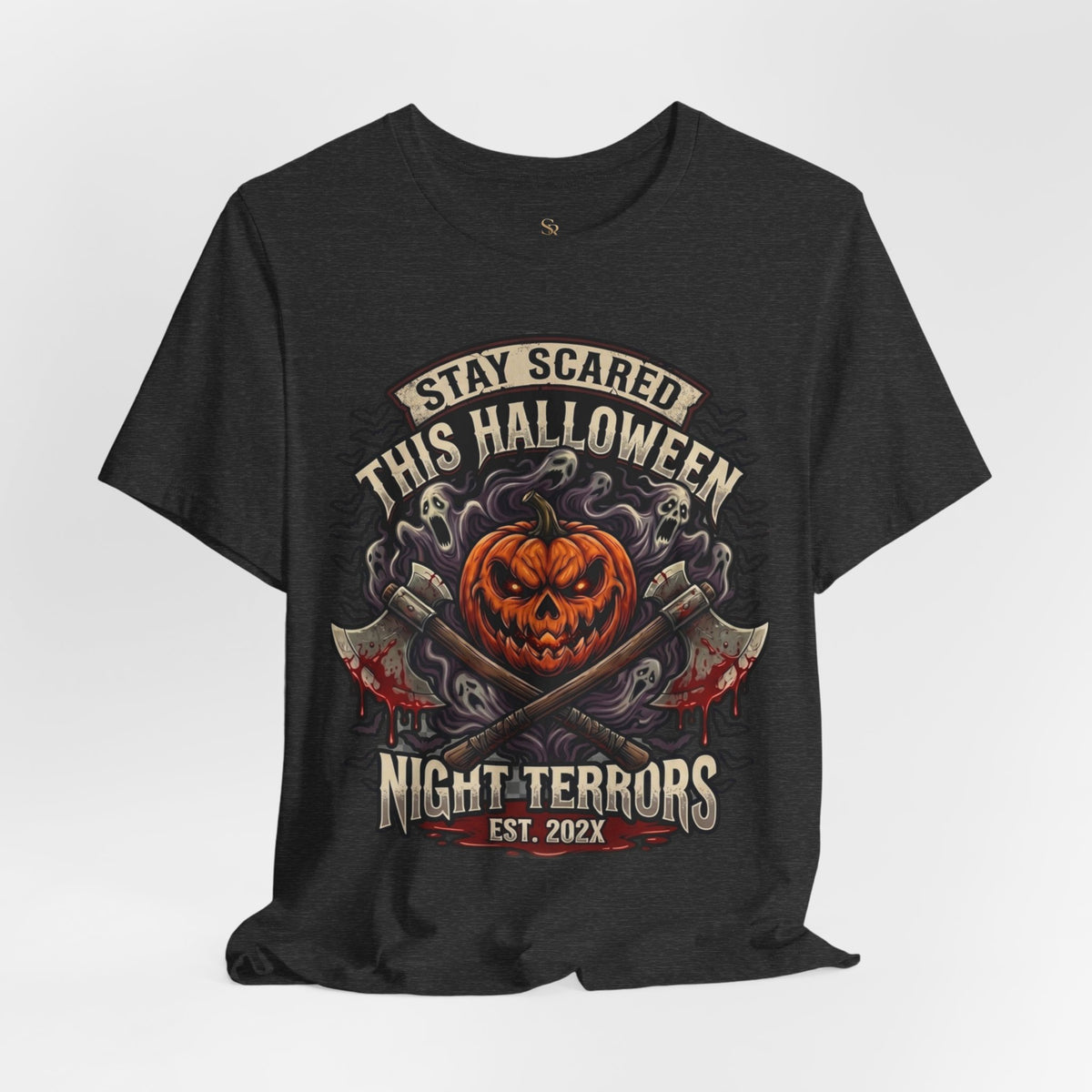 Halloween Night Terrors T-Shirt — "Stay Scared This Halloween" Jack-O'-Lantern Tee