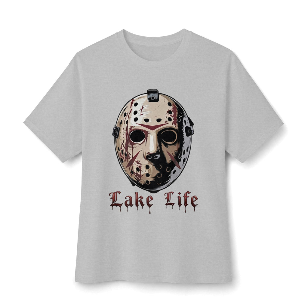 Horror Lake Life Tee — Mask Graphic T-Shirt for Halloween Fans