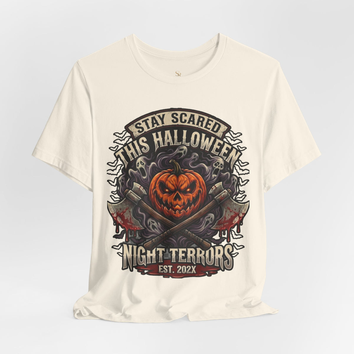 Halloween Night Terrors T-Shirt — "Stay Scared This Halloween" Jack-O'-Lantern Tee