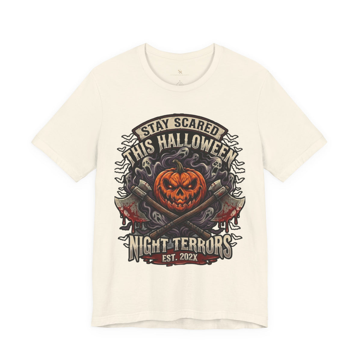 Halloween Night Terrors T-Shirt — "Stay Scared This Halloween" Jack-O'-Lantern Tee