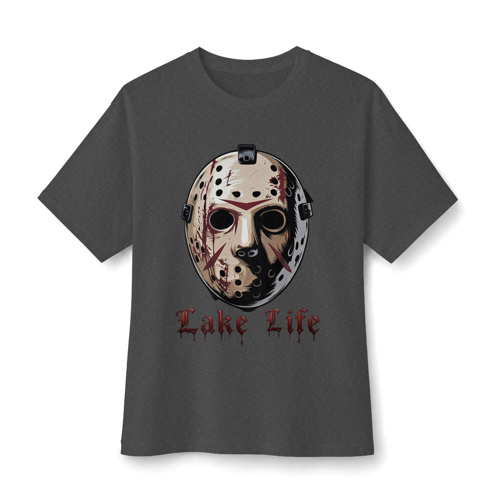 Horror Lake Life Tee — Mask Graphic T-Shirt for Halloween Fans