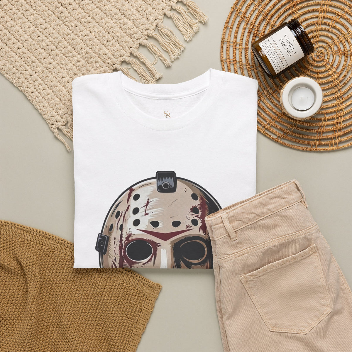 Horror Lake Life T-Shirt — Hockey Mask Graphic Tee