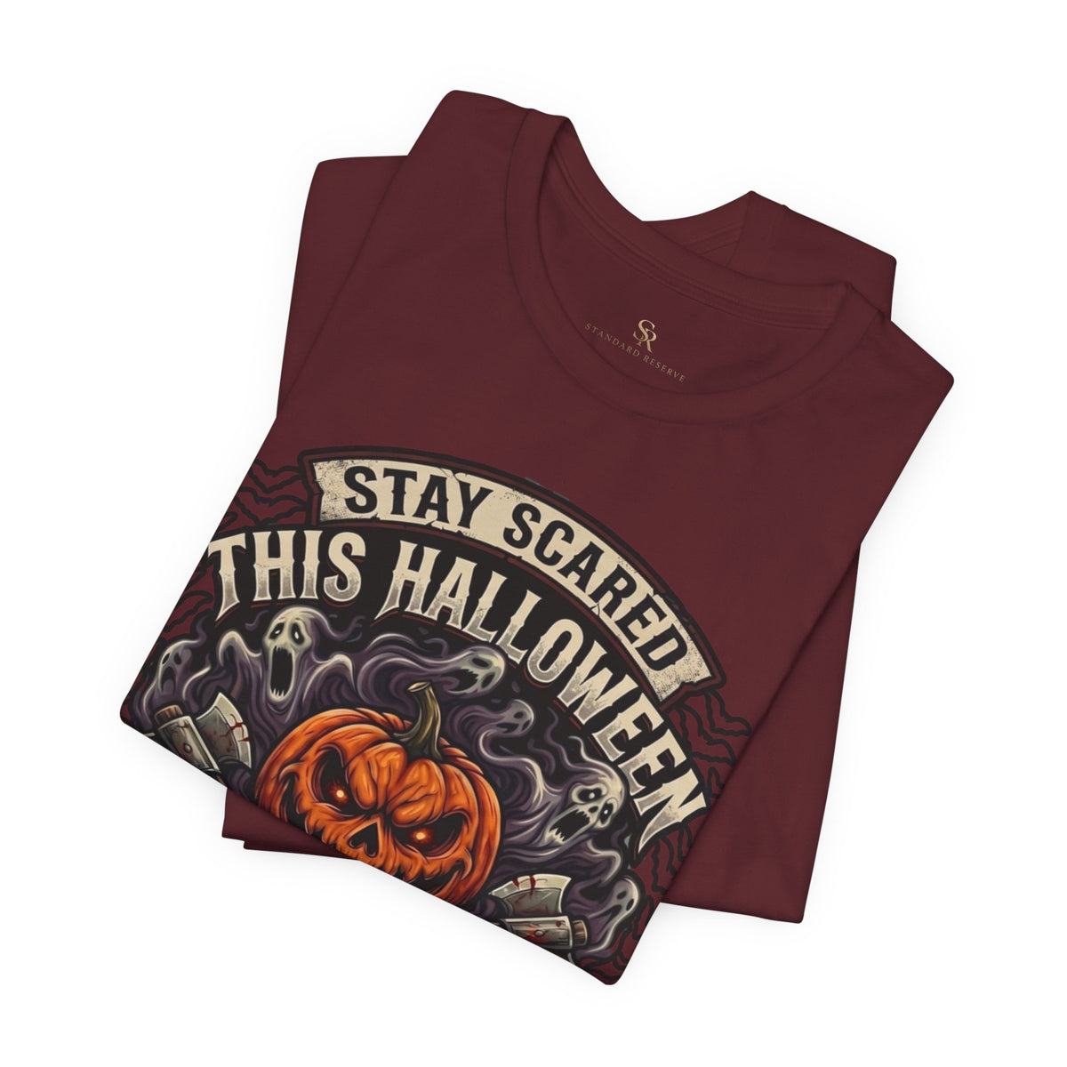 Halloween Night Terrors T-Shirt — "Stay Scared This Halloween" Jack-O'-Lantern Tee