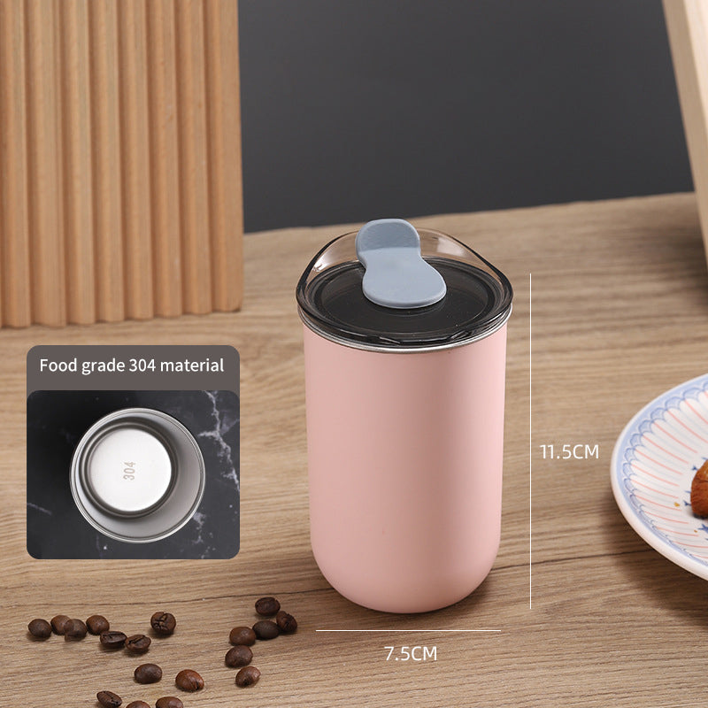 Ins Style Coffee Cup Nordic Office Home Office Worker Handy Drinking Cup Stainless Steel Portable Water Cup With Cover