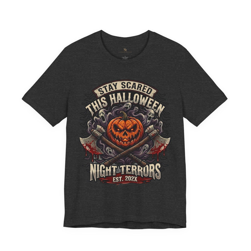Halloween Night Terrors T-Shirt — "Stay Scared This Halloween" Jack-O'-Lantern Tee