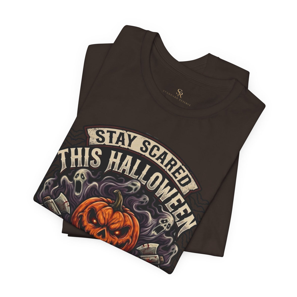 Halloween Night Terrors T-Shirt — "Stay Scared This Halloween" Jack-O'-Lantern Tee