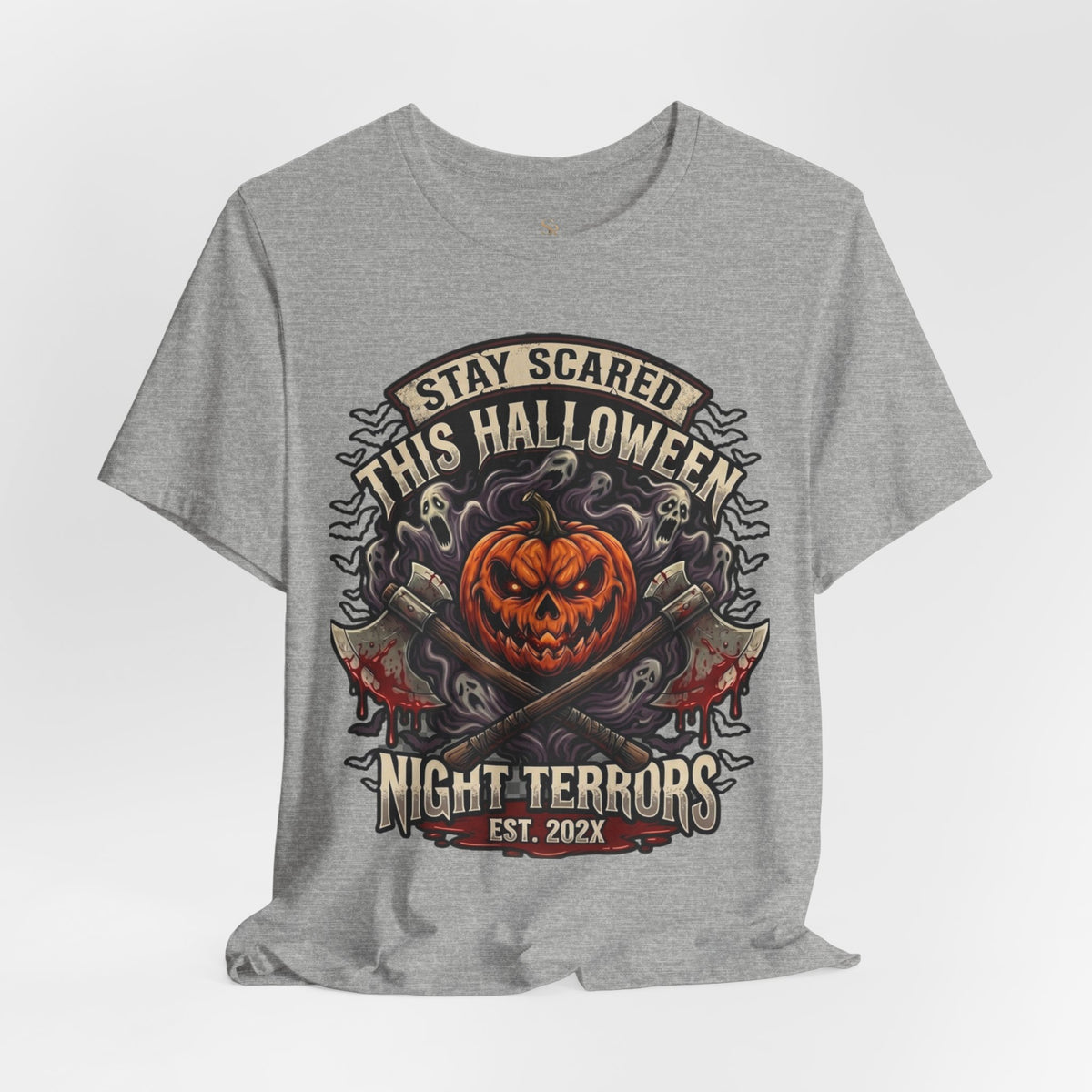 Halloween Night Terrors T-Shirt — "Stay Scared This Halloween" Jack-O'-Lantern Tee