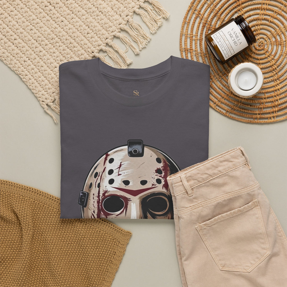Horror Lake Life T-Shirt — Hockey Mask Graphic Tee