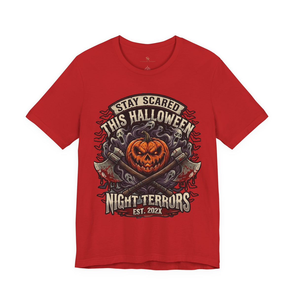 Halloween Night Terrors T-Shirt — "Stay Scared This Halloween" Jack-O'-Lantern Tee