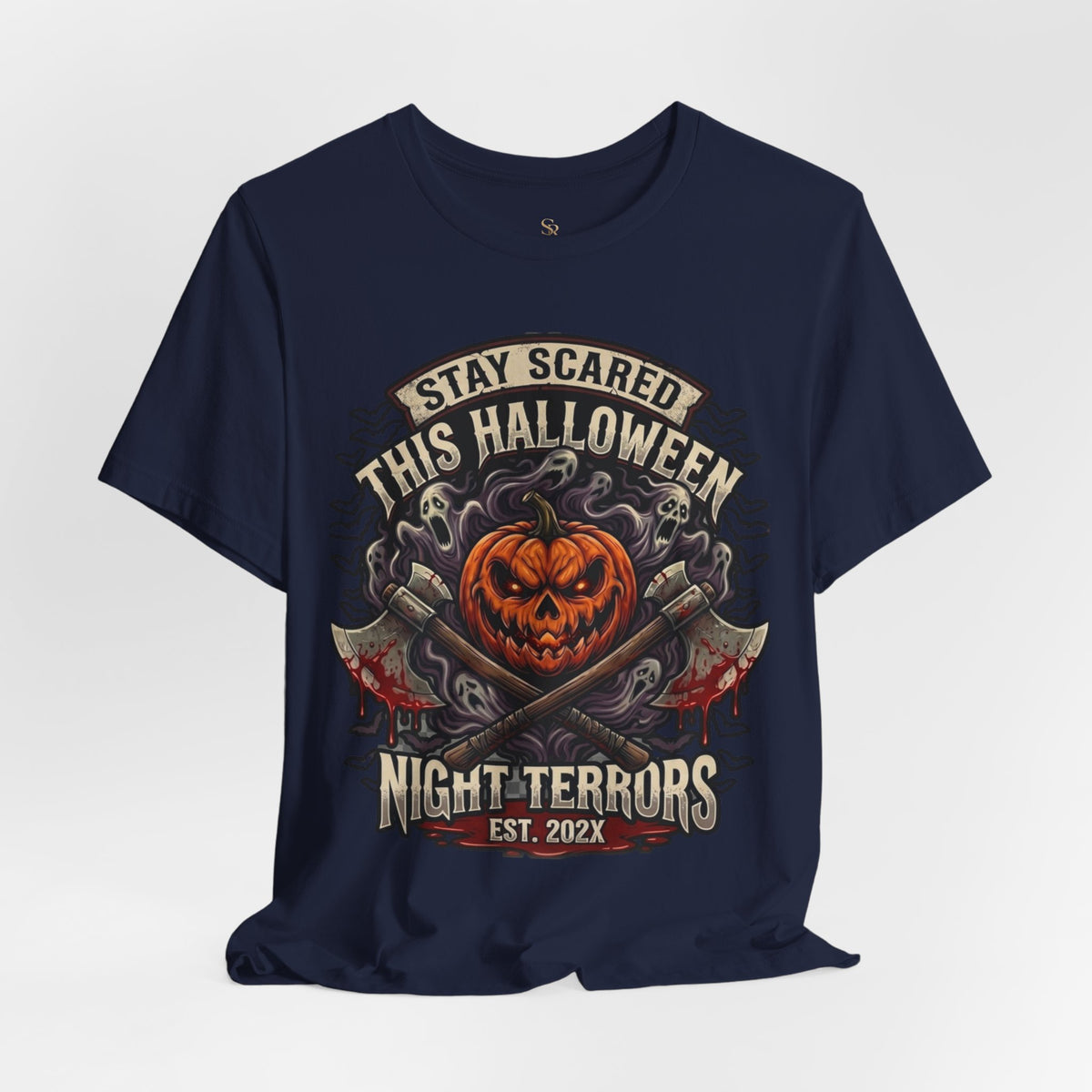 Halloween Night Terrors T-Shirt — "Stay Scared This Halloween" Jack-O'-Lantern Tee