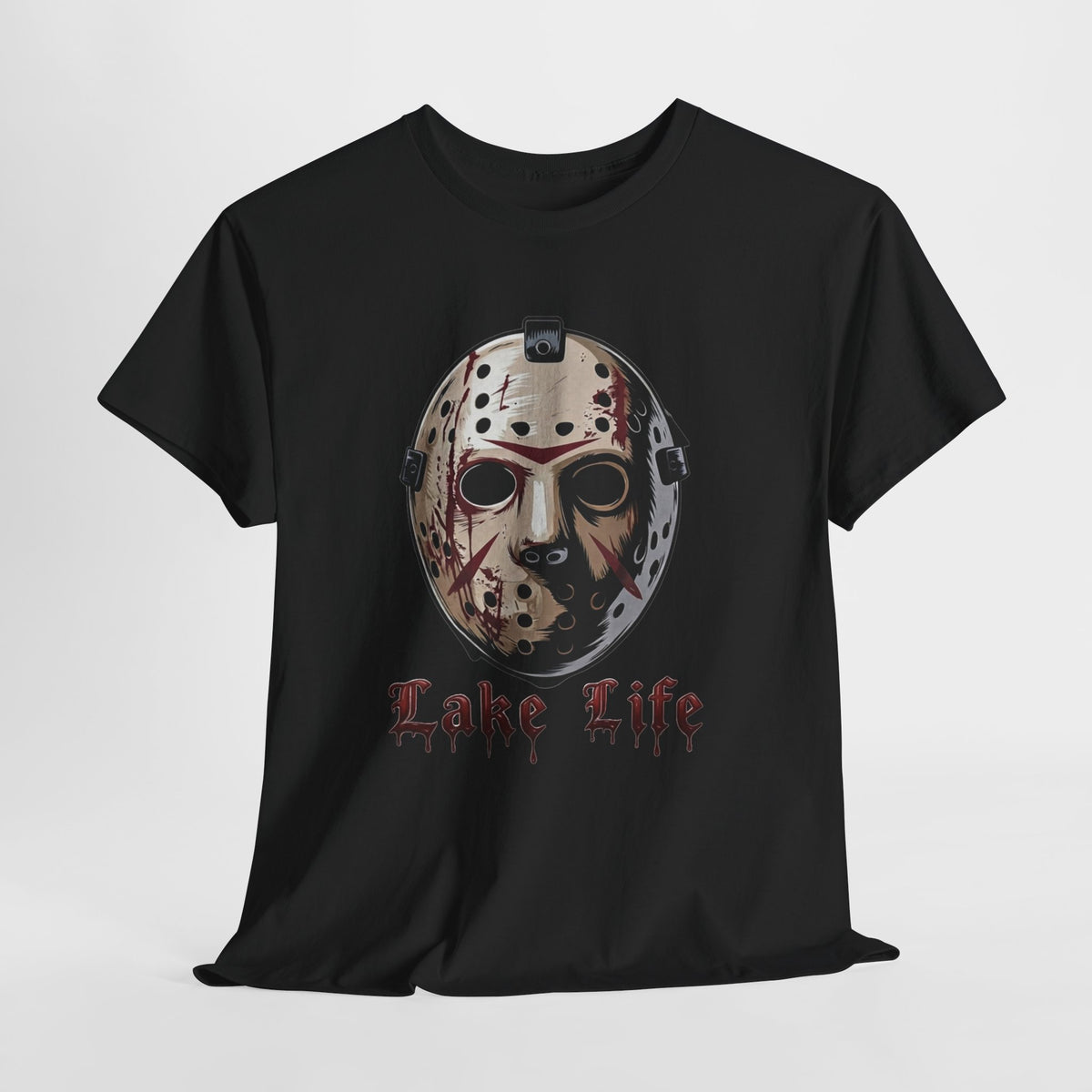 Horror Lake Life T-Shirt — Hockey Mask Graphic Tee