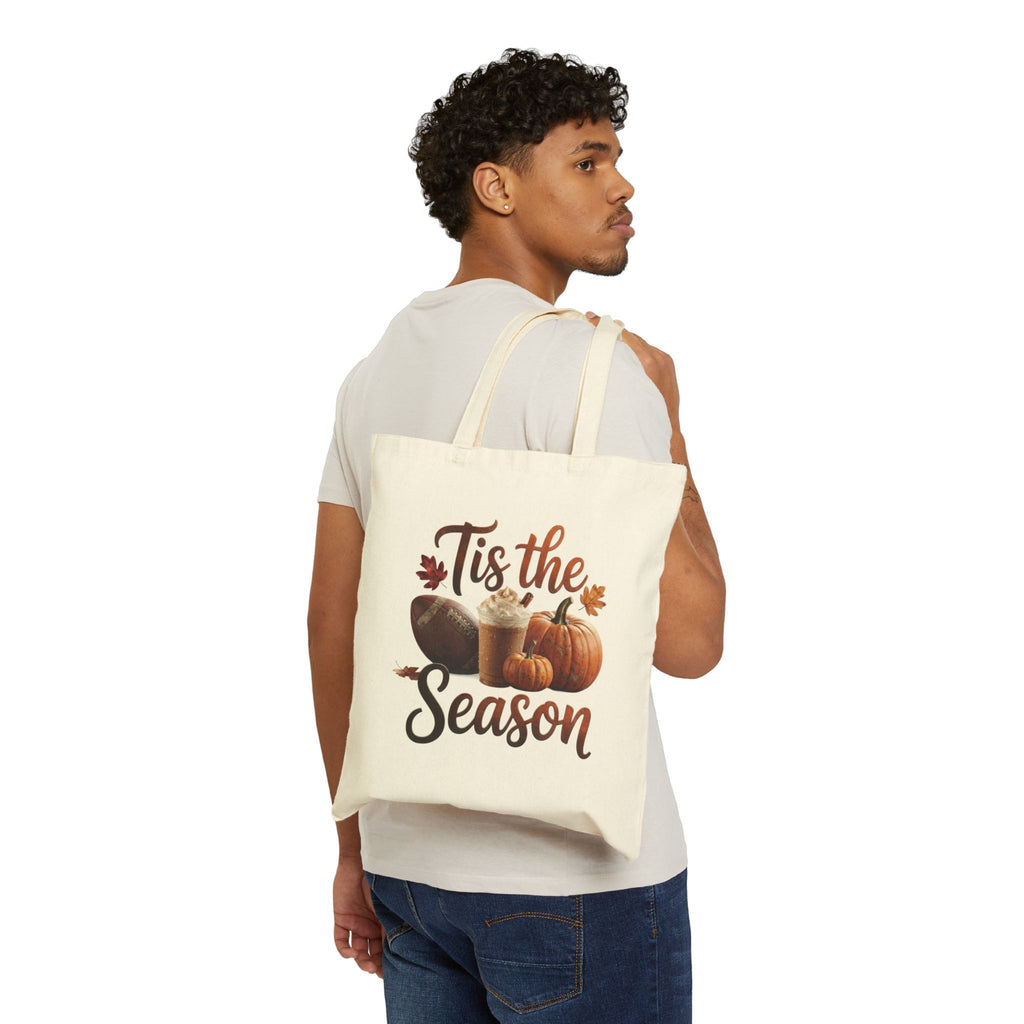 Tote - 'Tis The Season' Pumpkin Spice Fall Canvas Tote