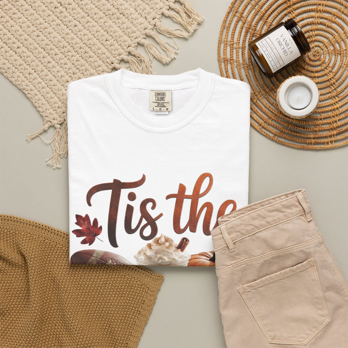 T-Shirt — 'Tis the Season' Pumpkin Spice Fall Graphic Tee