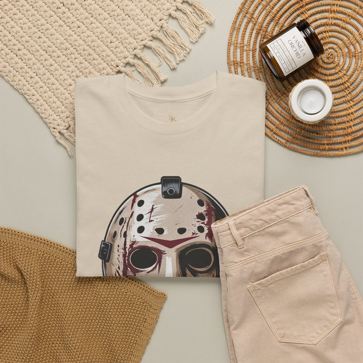 Horror Lake Life T-Shirt — Hockey Mask Graphic Tee