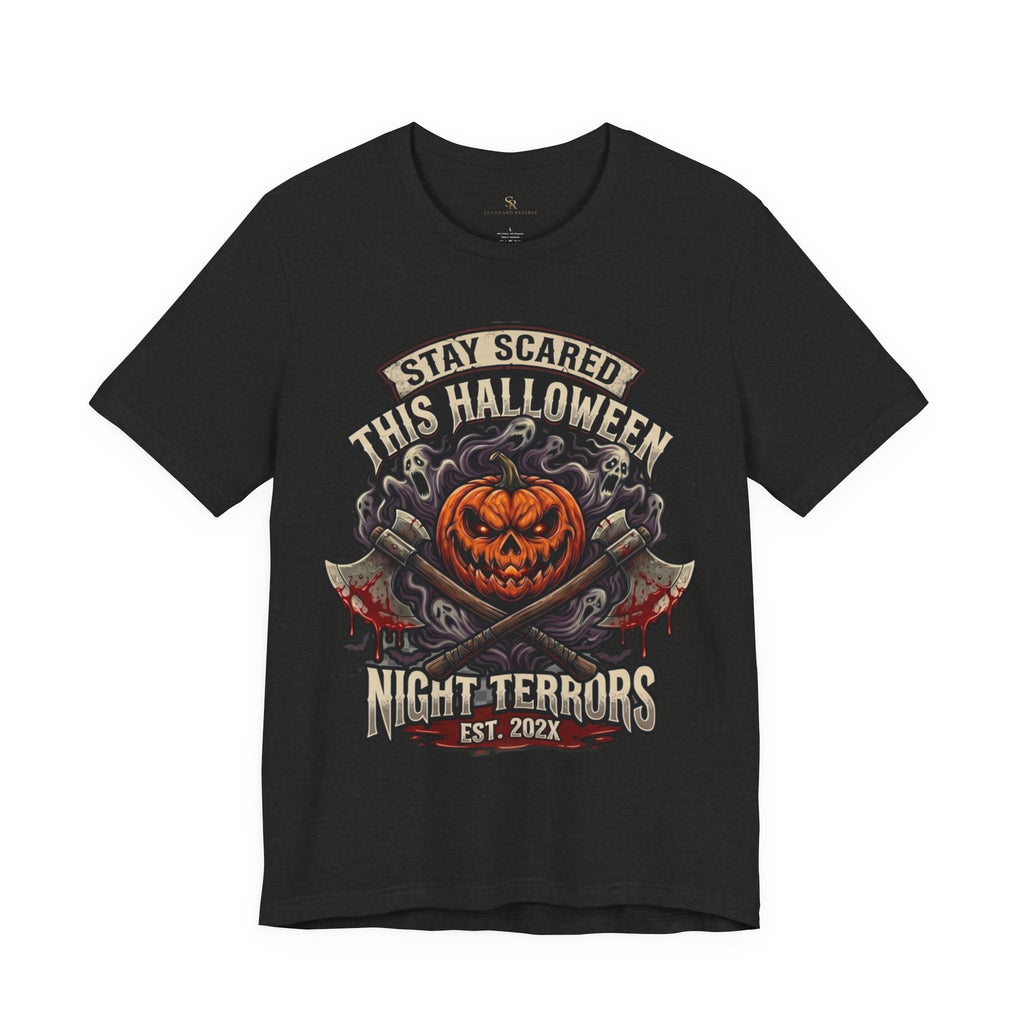 Halloween Night Terrors T-Shirt — "Stay Scared This Halloween" Jack-O'-Lantern Tee