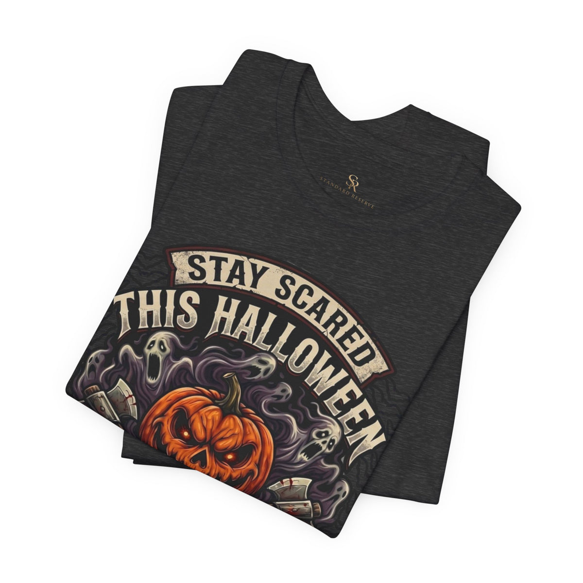 Halloween Night Terrors T-Shirt — "Stay Scared This Halloween" Jack-O'-Lantern Tee