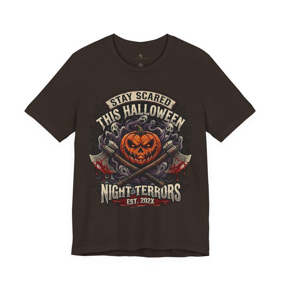 Halloween Night Terrors T-Shirt — "Stay Scared This Halloween" Jack-O'-Lantern Tee