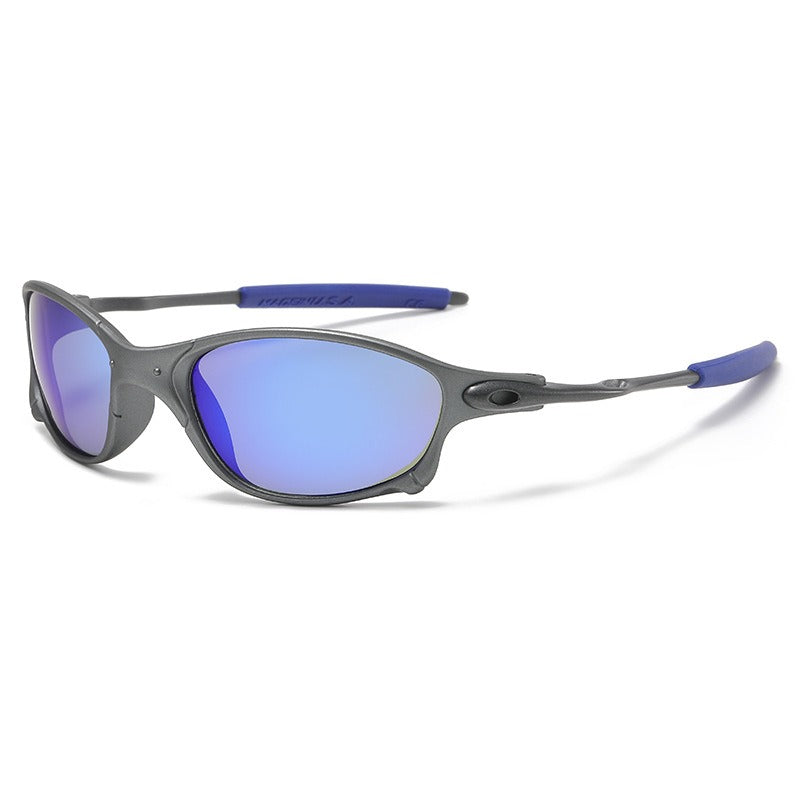 Colorful sunglasses European and American fashion sunglasses UV protection all-match glasses