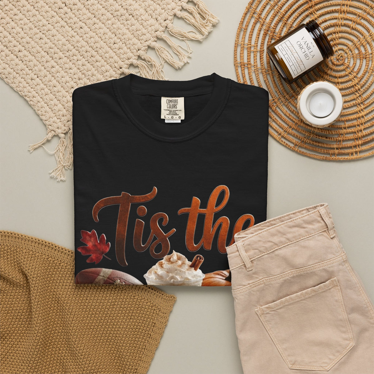 T-Shirt — 'Tis the Season' Pumpkin Spice Fall Graphic Tee