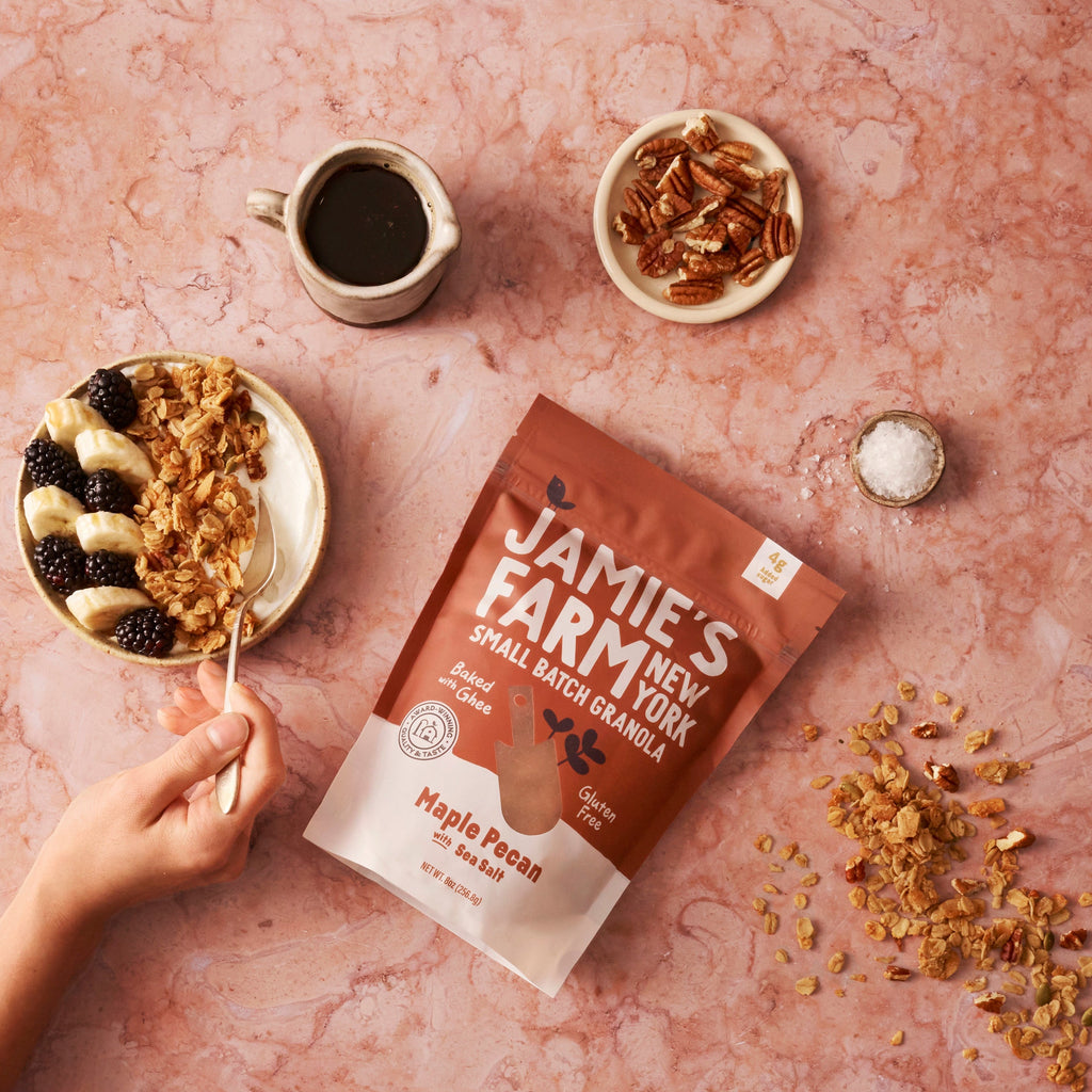 Maple Pecan Granola with Sea Salt