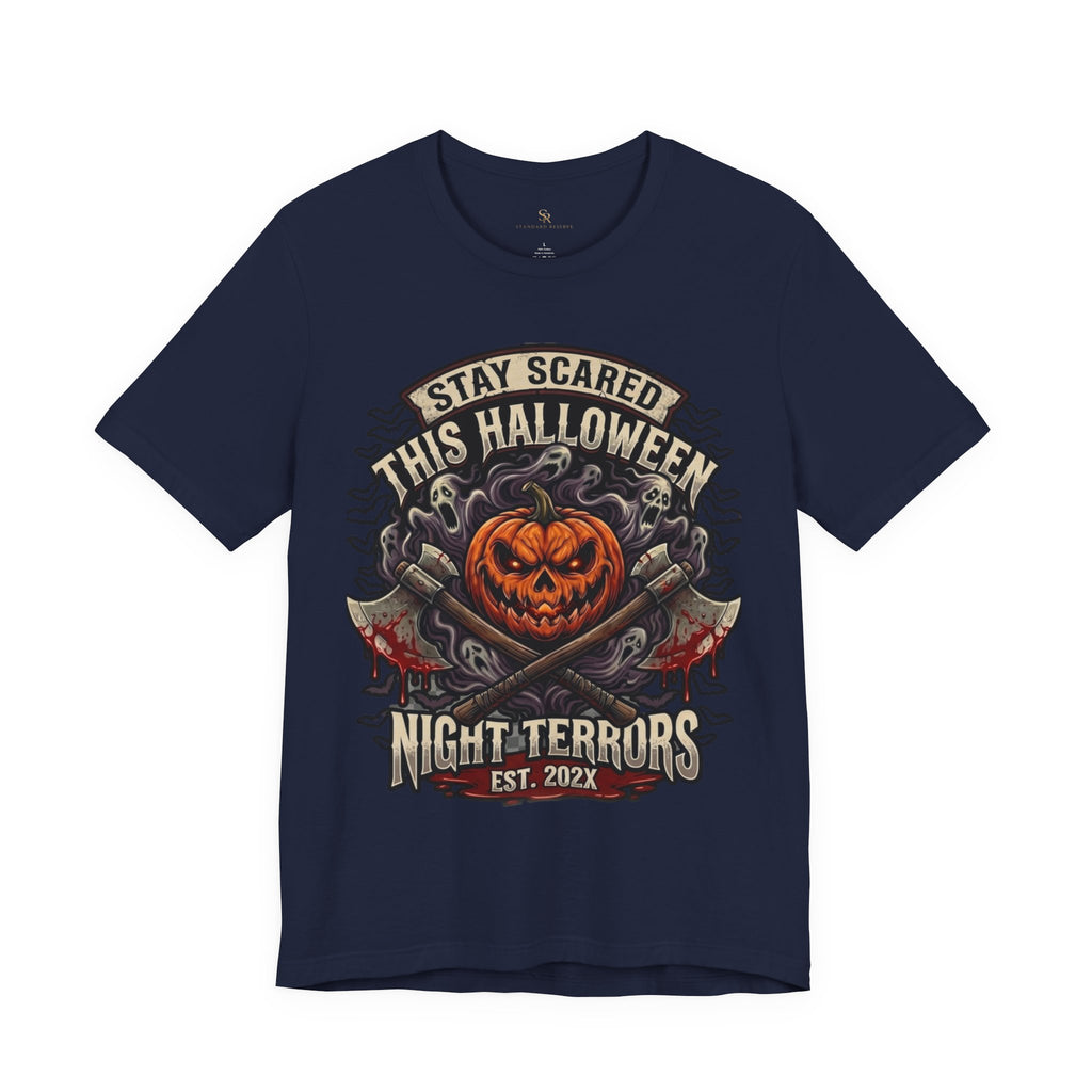 Halloween Night Terrors T-Shirt — "Stay Scared This Halloween" Jack-O'-Lantern Tee