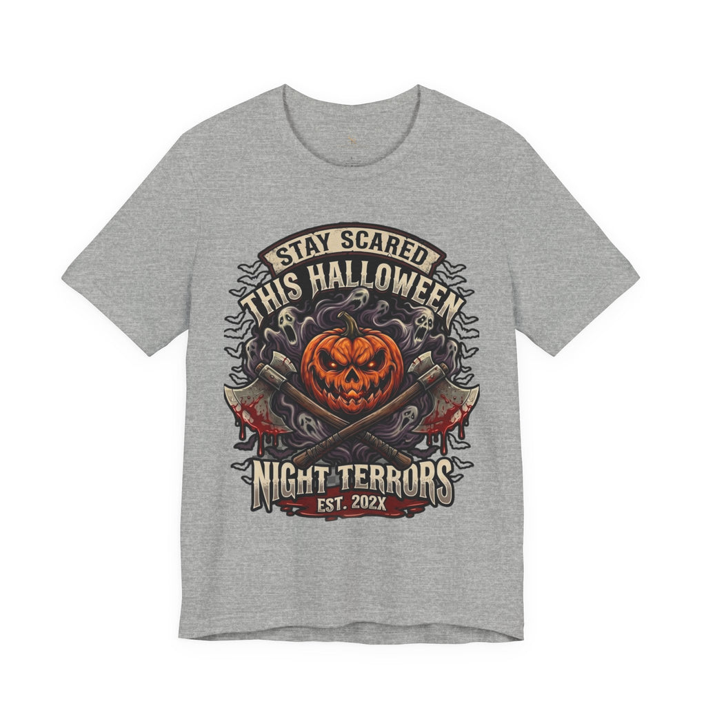 Halloween Night Terrors T-Shirt — "Stay Scared This Halloween" Jack-O'-Lantern Tee