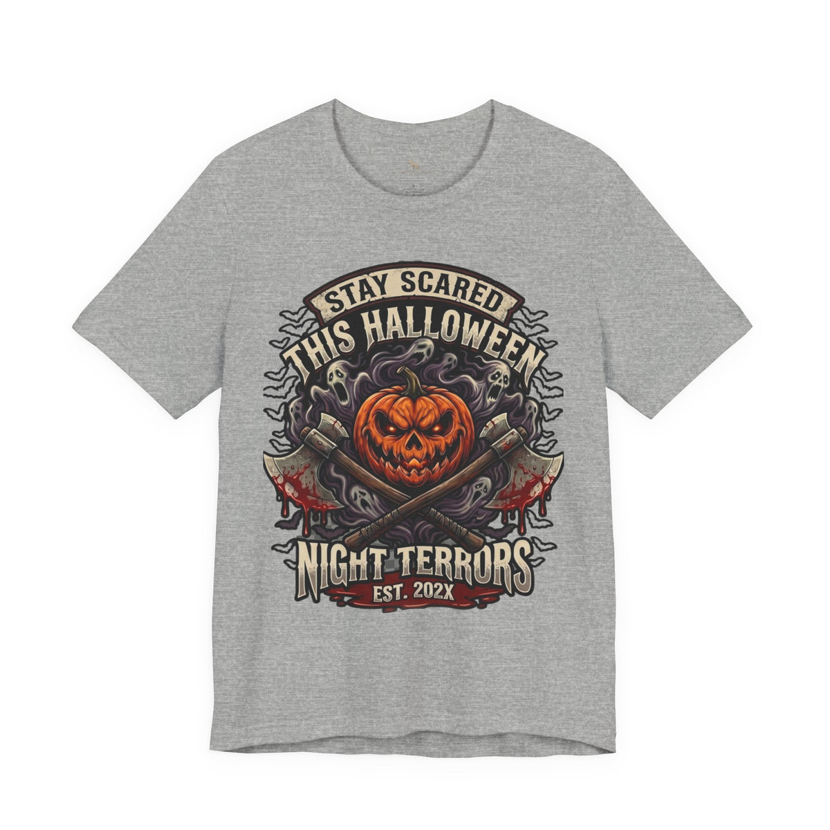 Halloween Night Terrors T-Shirt — "Stay Scared This Halloween" Jack-O'-Lantern Tee
