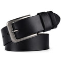 Men's needle buckle belt retro pants belt pure cowhide leather belt
