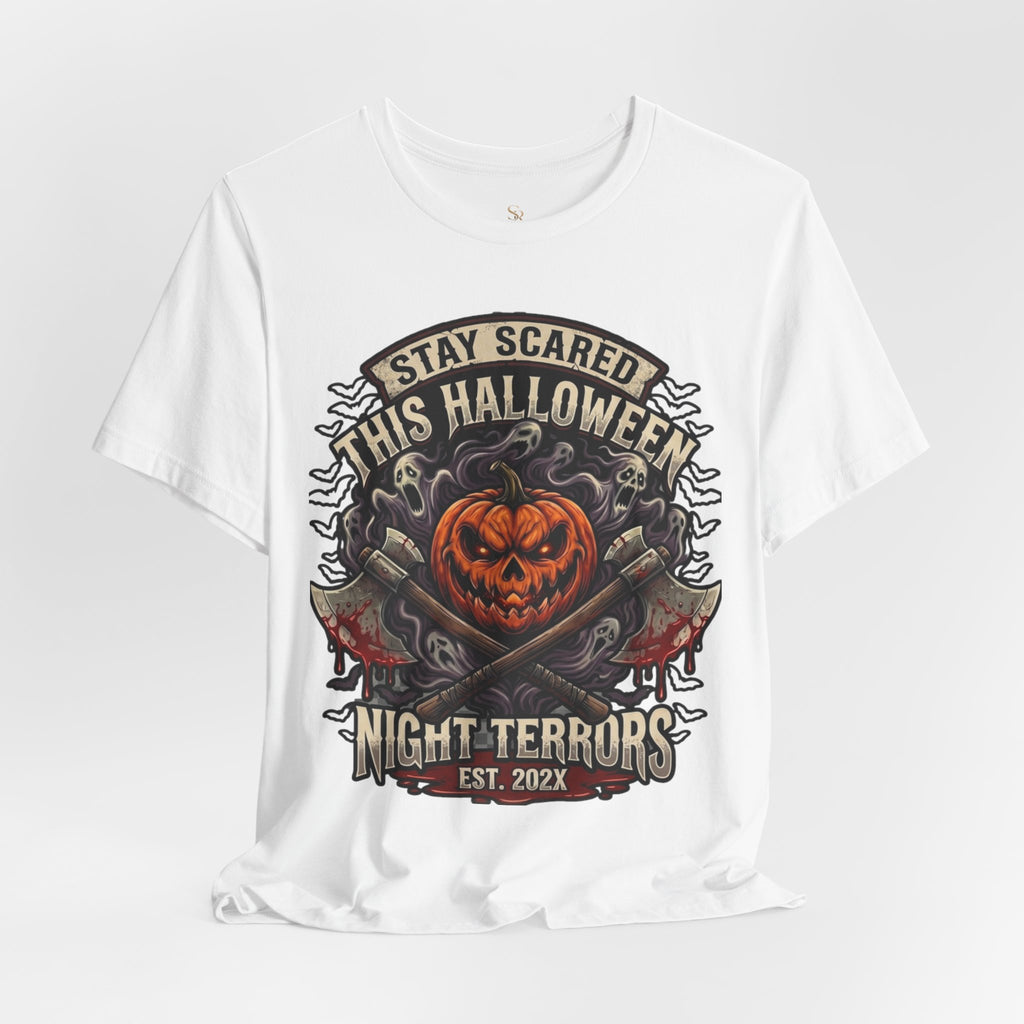 Halloween Night Terrors T-Shirt — "Stay Scared This Halloween" Jack-O'-Lantern Tee