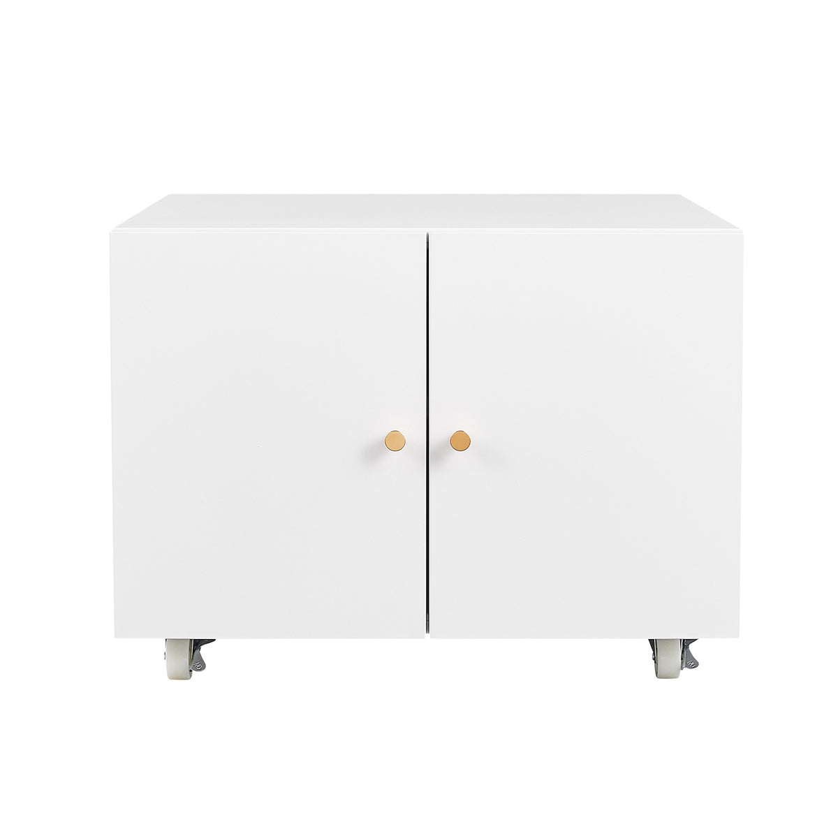 Office furniture Copier Cabinet white mobile pedestal file Printer Stand