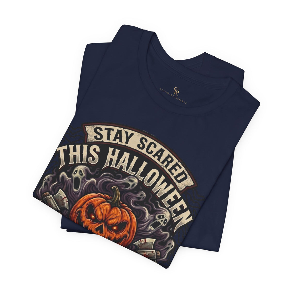Halloween Night Terrors T-Shirt — "Stay Scared This Halloween" Jack-O'-Lantern Tee