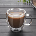 Transparent Drinkware Coffee Cups Tea Set Mugs Beer Drink Office Mug Double Glass Cup