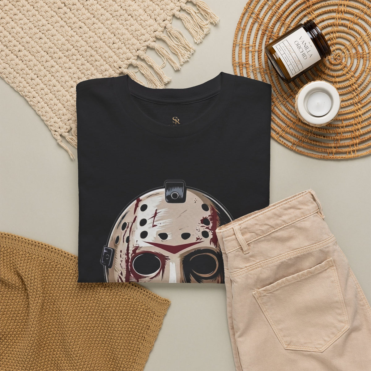 Horror Lake Life T-Shirt — Hockey Mask Graphic Tee