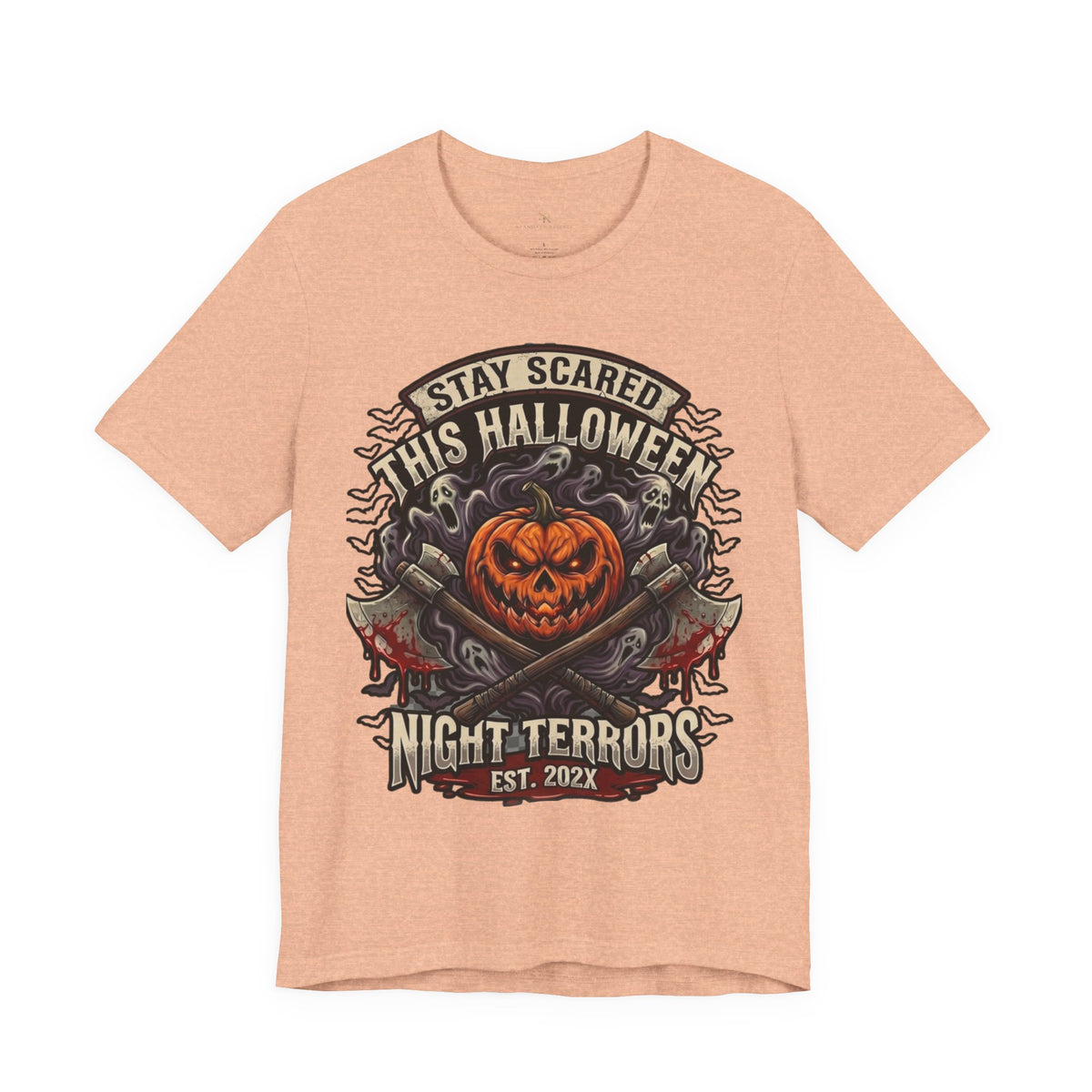 Halloween Night Terrors T-Shirt — "Stay Scared This Halloween" Jack-O'-Lantern Tee