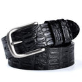 Men's Genuine Leather Belt Crocodile Pattern Belt Men's Belt Wholesale Retro Pin Buckle Trouser Belt