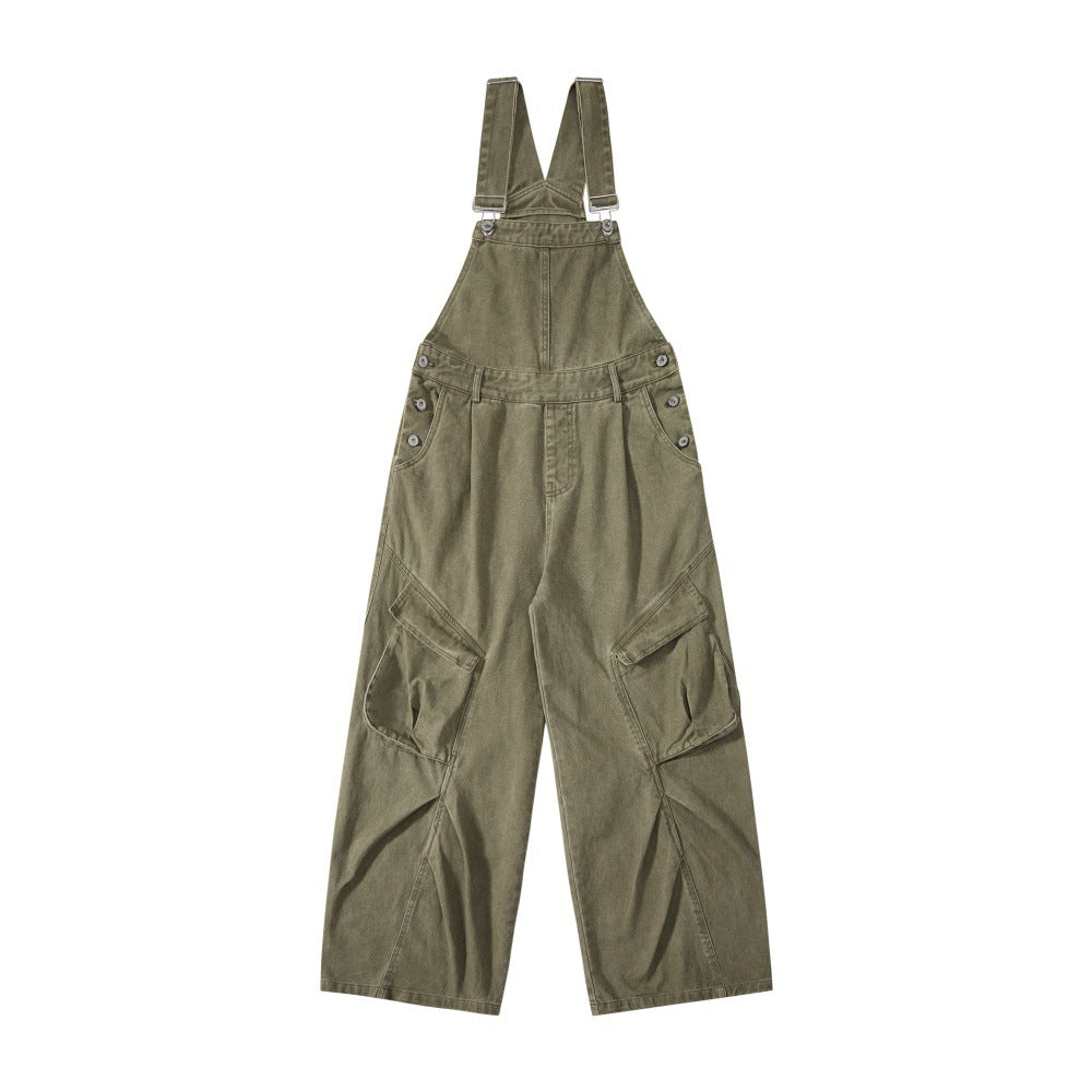 Straight fitting workwear jumpsuit