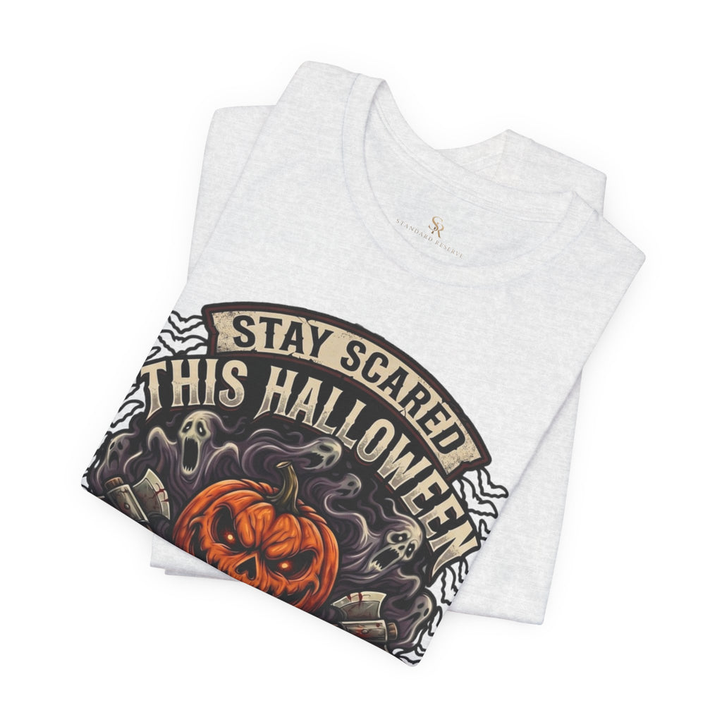 Halloween Night Terrors T-Shirt — "Stay Scared This Halloween" Jack-O'-Lantern Tee
