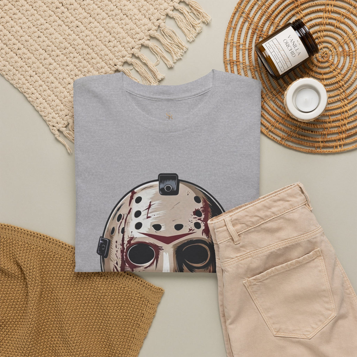 Horror Lake Life T-Shirt — Hockey Mask Graphic Tee