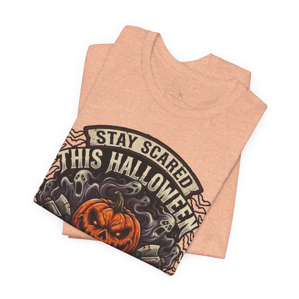 Halloween Night Terrors T-Shirt — "Stay Scared This Halloween" Jack-O'-Lantern Tee