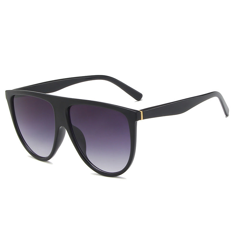 Large frame ins sunglasses one-piece sunglasses for women Personalized beach catwalk Internet celebrity glasses trend
