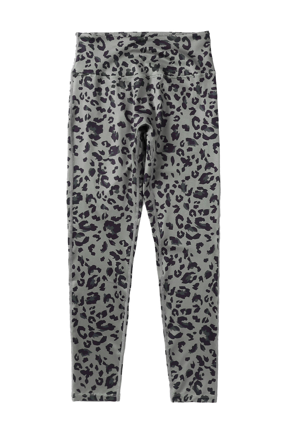 Green Classic Leopard Print Active Leggings