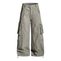 Large pocket workwear pants