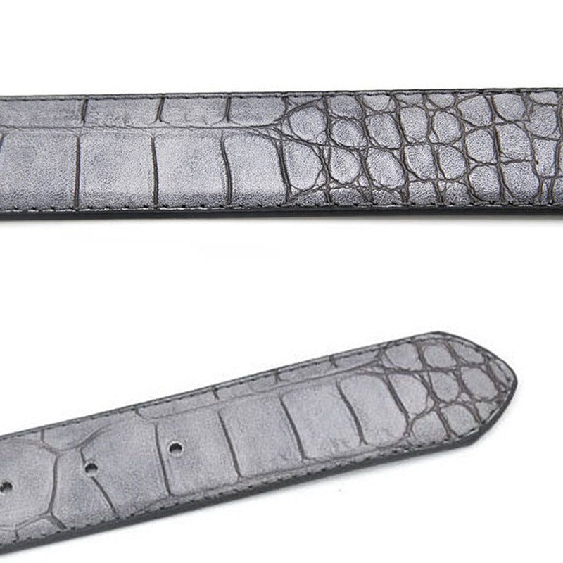 Men's Pu leather pin buckle belt cross-border new European and American fashion casual belt
