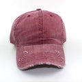 Autumn and winter distressed personalized soft-top cap Harajuku retro hat