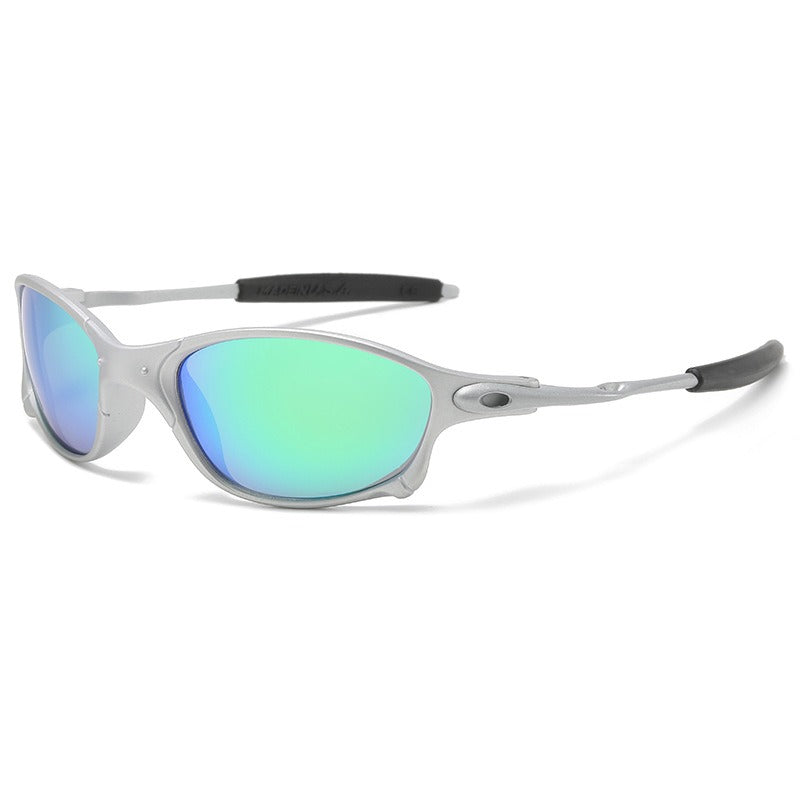Colorful sunglasses European and American fashion sunglasses UV protection all-match glasses