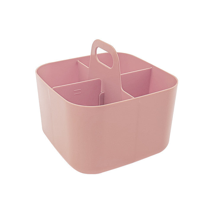 Modern simple office desktop portable multi-functional compartment makeup snack storage box