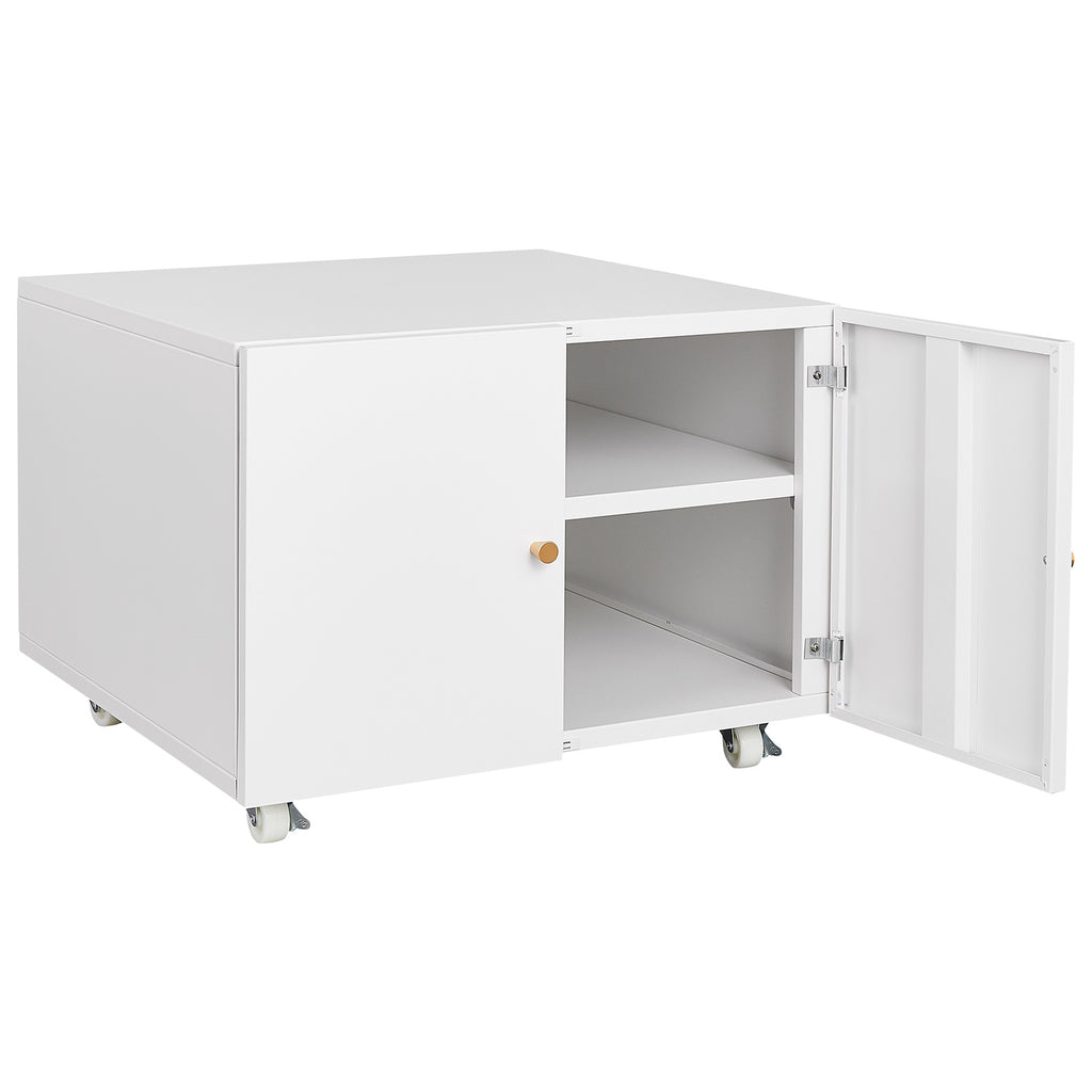 Office furniture Copier Cabinet white mobile pedestal file Printer Stand
