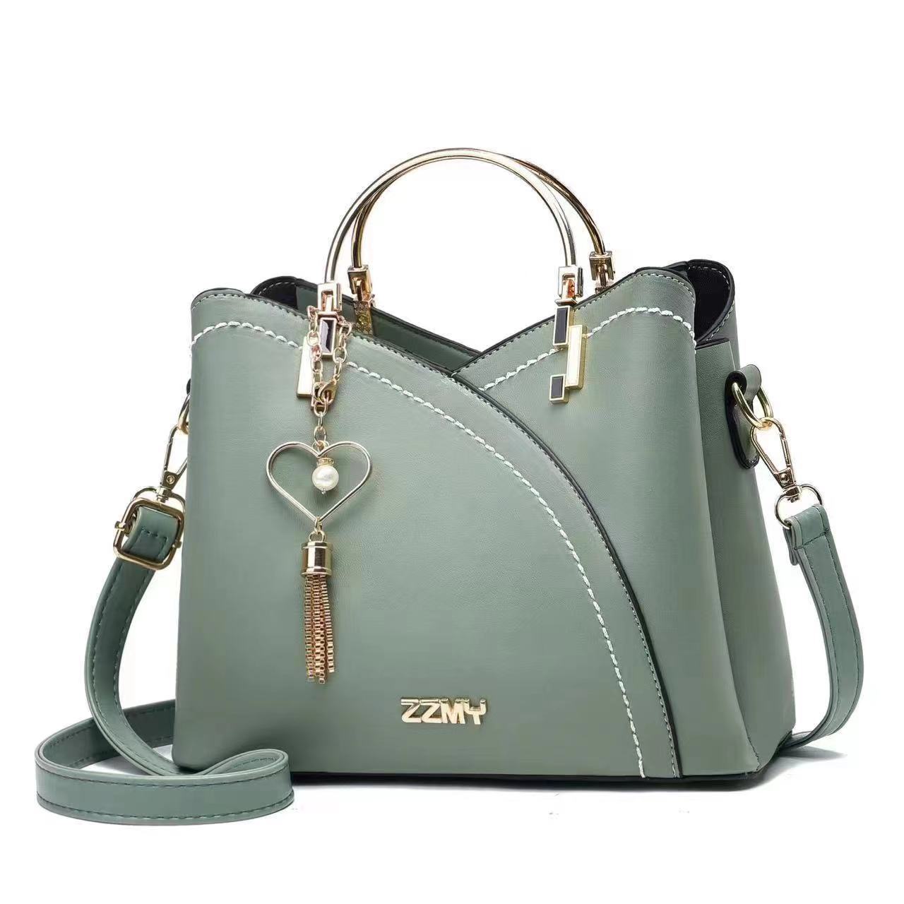 Trendy Handbag Korean Style Color Block Large Capacity Women's Bag Fashion Shoulder Crossbody Bag Wholesale Cross-border Bucket Bag