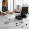 Executive Office Chair with Adjustable Headrest and Rocking